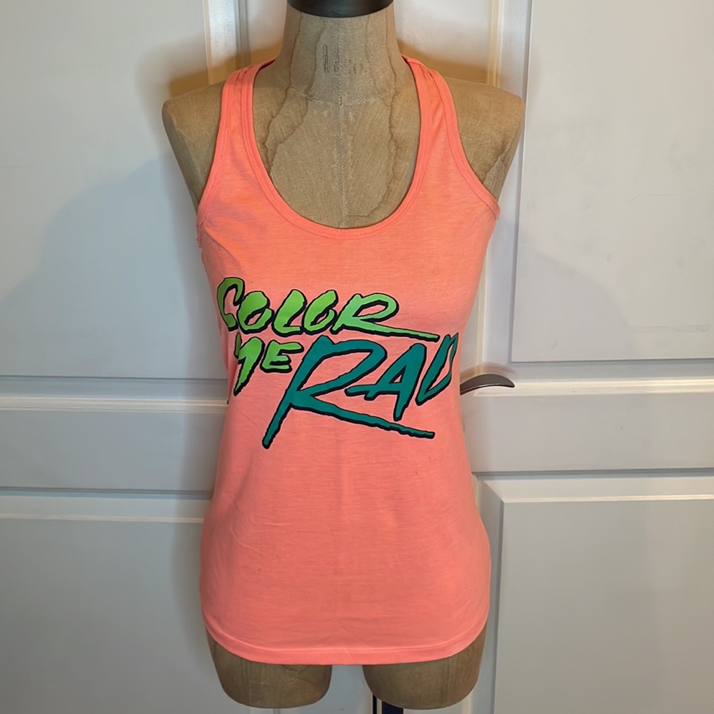 Color Me Rad 5k racerback tank